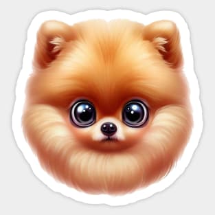 Wagtastic Pomeranian Sticker